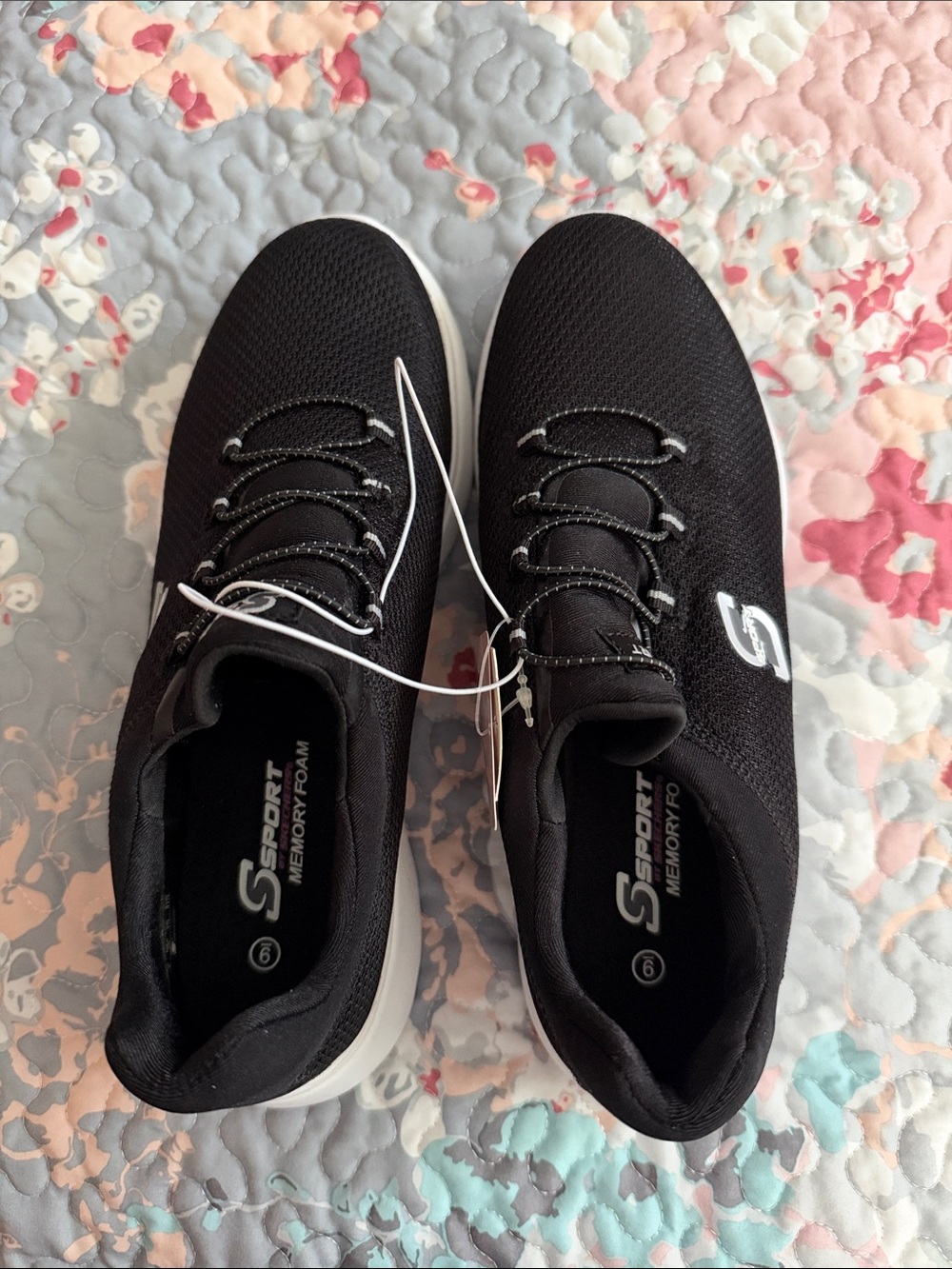 Skechers Black Memory Foam Women’s Athletic Sneakers